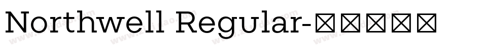 Northwell Regular字体转换